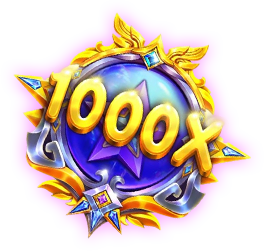 Decorative graphic for slots challenge promotion.